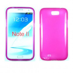 Note 2 TPU Gel Case (Pink)